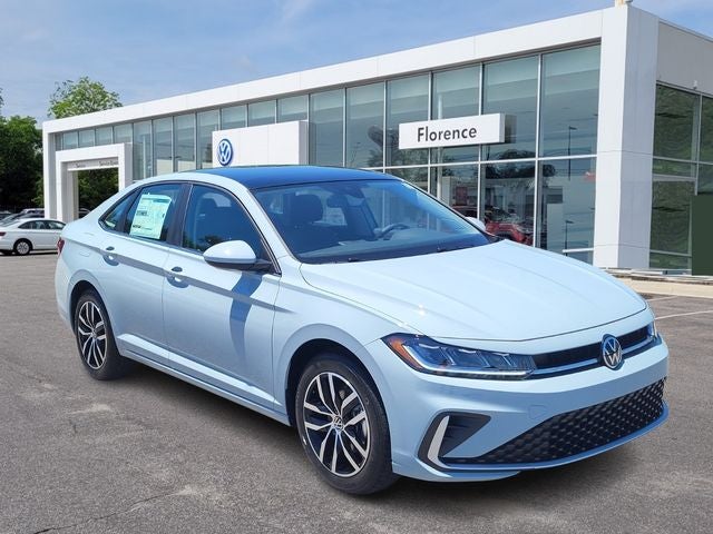 2026 Volkswagen Jetta 1.5T SE in Monument Gray — front three-quarter view